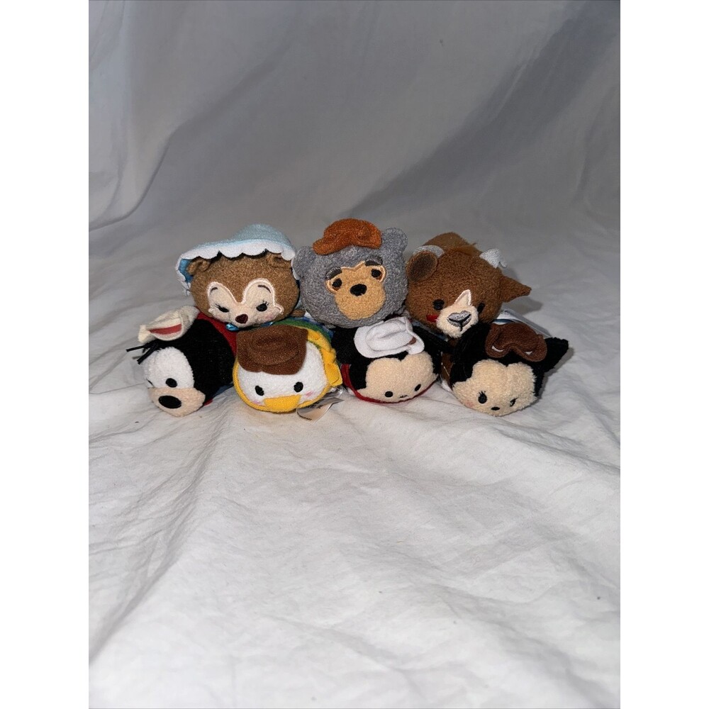 US Disney Parks Frontierland Tsum Tsum Complete Set of 7! NWT!! Mickey! Donald!